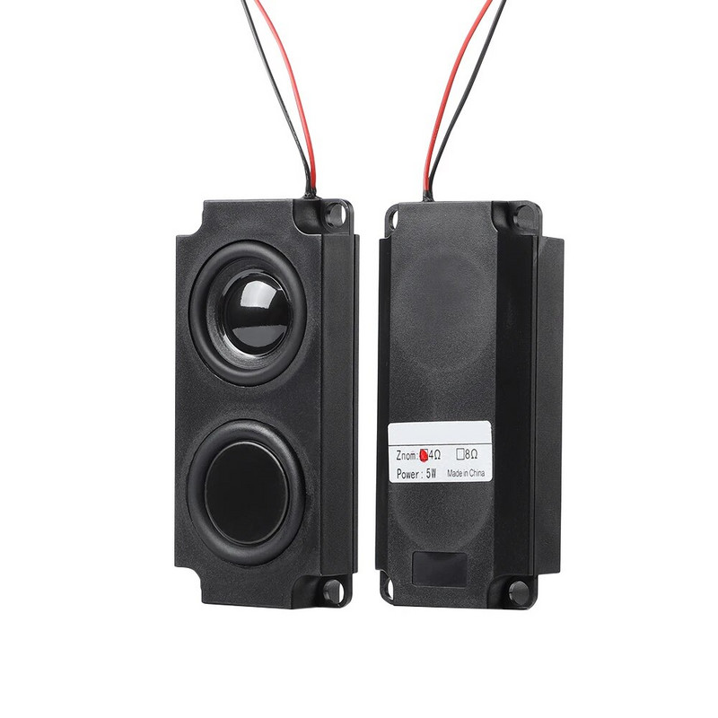 AIYIMA 2Pcs 45*100*22mm Mini Cavity Speaker 4 8 Ohm 5W Speaker Unit For Industrial Computer Projector Display Advertising