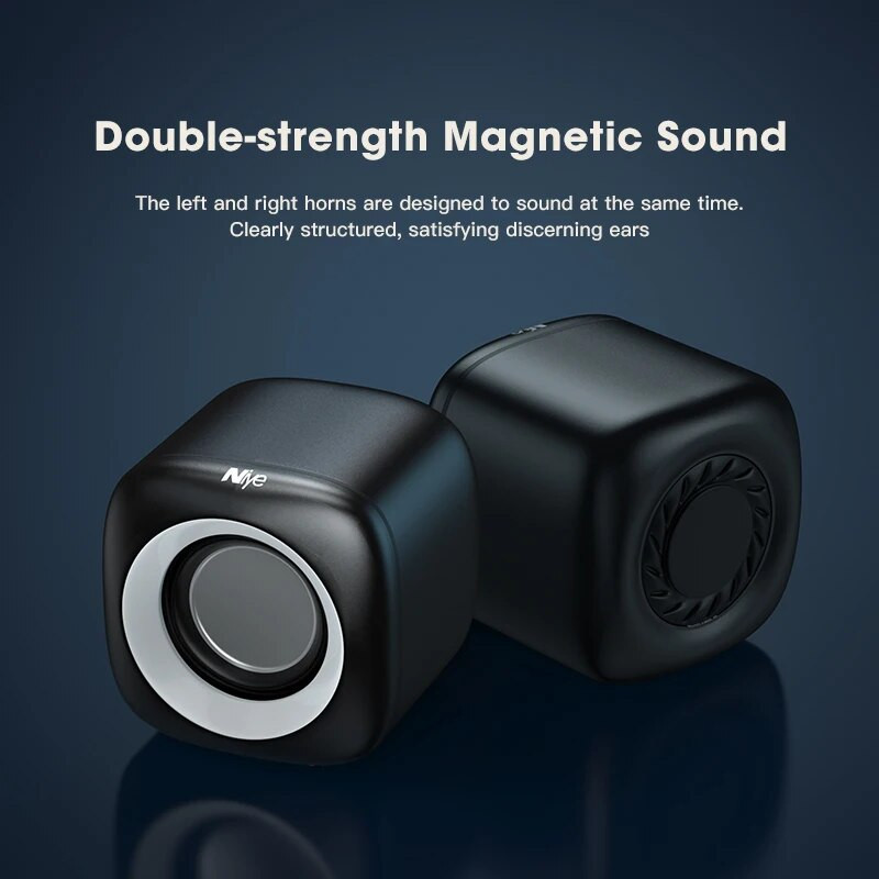 Difuzoare pentru computer Boxă de sunet stereo Bass adânc pentru PC Laptop Player muzical Subwoofer Difuzoare multimedia Nu bară de sunet