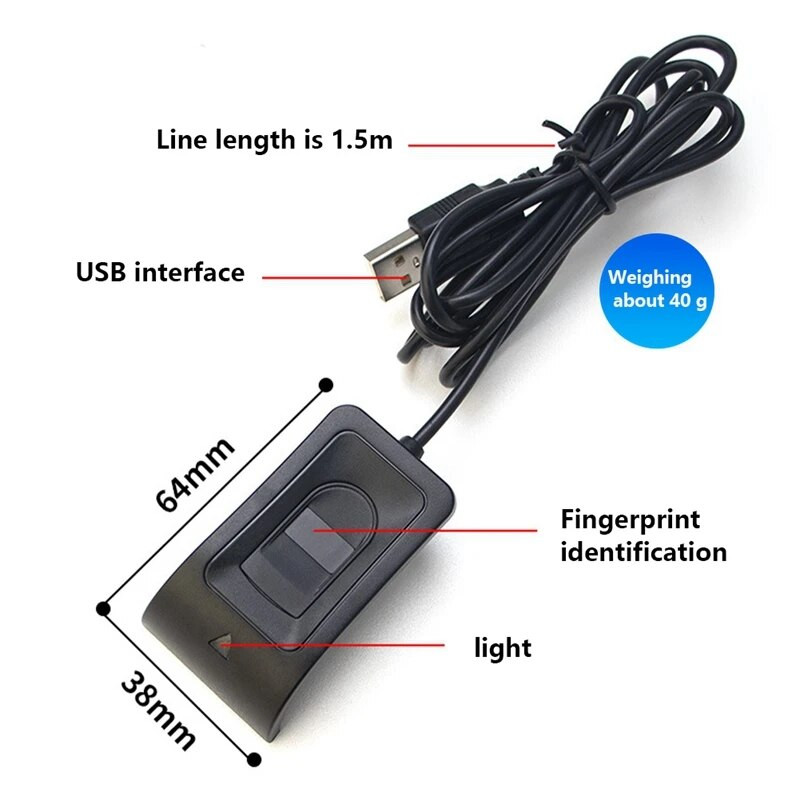 Sõrmejälgede sisselogimine USB-arvuti Sõrmejäljetuvastus Alglaadimistarkvara Lukk Sõrmejäljetuvastus