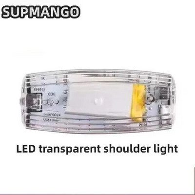 Crveno plava LED lampica za upozorenje na ramenu Policijska kopča na ramenu Svjetlo sanitarnih radnika Sigurnosna patrola Alarm Bljeskalica Stroboskop