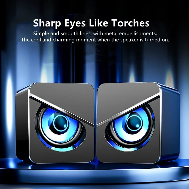 Difuzor mini pentru computer Difuzoare cu fir USB Sunet stereo 3D Difuzor surround Subwoofer Audio pentru PC, laptop, notebook, difuzor