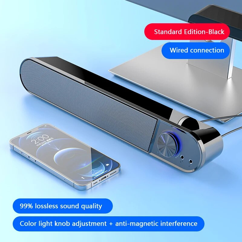 Topeltkõlar Vastupidav kvaliteetne heli Võimas bass Stiilne disain Traadita ühenduvus Valjuhäälne arvutikõlar mängimiseks