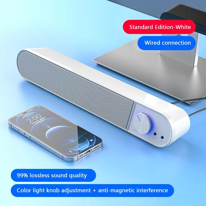 Topeltkõlar Vastupidav kvaliteetne heli Võimas bass Stiilne disain Traadita ühenduvus Valjuhäälne arvutikõlar mängimiseks