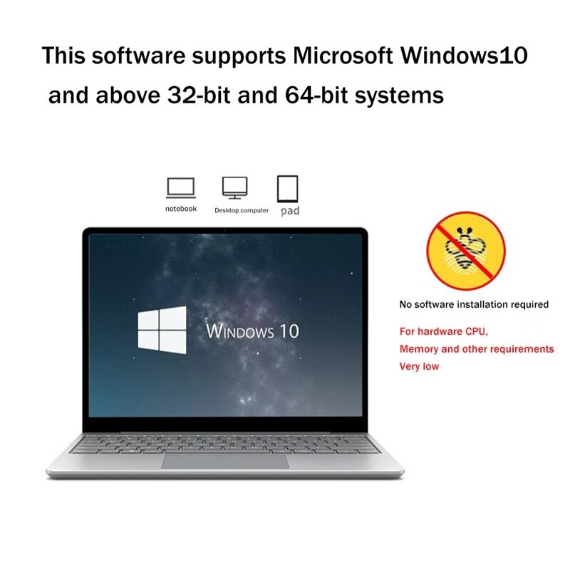 Negru USB Cititor de amprentă Computer Recunoașterea amprentei Boot Software Blocare Cititor de amprentă Pentru Laptop Desktop
