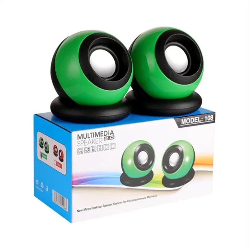 Stolno računalo Žičani zvučnici Prijenosna računala Audio Mini Stolno računalo Kućni ured 2.0 Multimedija Mali zvučnik Stereo zvuk Univerzalni telefon