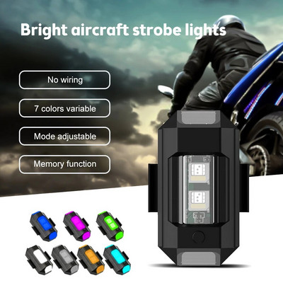 Motorcycles Drone Strobe Light Vehicles Airplane Modified Drones Flashing Lights Bicycle Night Lights Outdoor Warning Lights