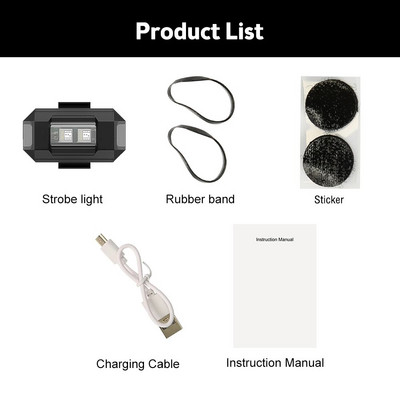 Motocikli Dronovi Strobe Light Vozila Modificirani dronovi Trepćuća svjetla Noćna svjetla za bicikle Vanjska svjetla upozorenja