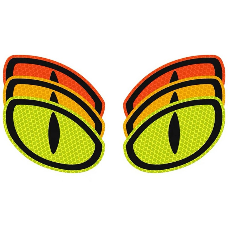 2db Figyelmeztető autós fényvisszaverő biztonsági szalag matrica macskaszem fényvisszaverő matrica autós matrica fényvisszaverő csíkok autó teherautó motorkerékpár