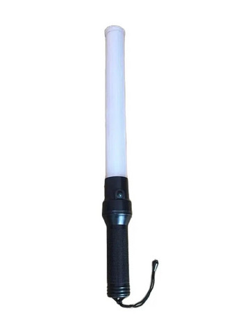 54cm*4cm външна бяла твърда PVC тръба Трафик палка LED предпазен сигнал Предупреждение Мигащи предупредителни светлини Концертни аплодисменти