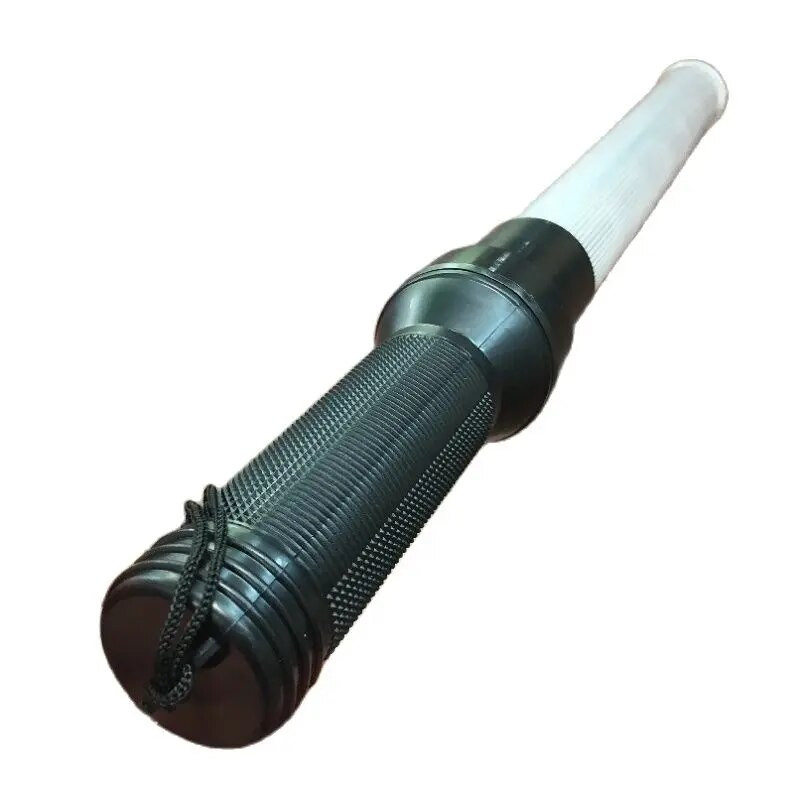 54 cm * 4 cm välistingimustes valge kõva PVC toru liiklusnupp LED ohutussignaali hoiatus vilkuvad hoiatustuled kontserdi rõõmupulgad