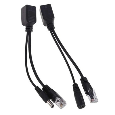 POE kabel Pasivno napajanje preko Ethernet adapterskog kabela POE razdjelnik RJ45 injektorski modul napajanja 12-24v za IP Camea