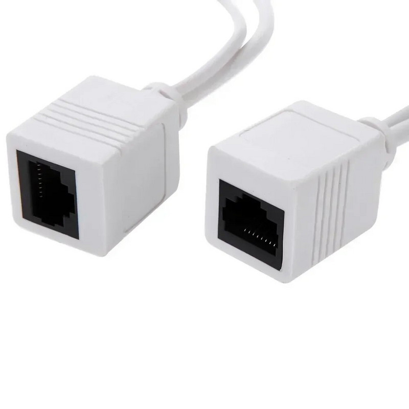 POE kabelis pasīvās barošanas pār Ethernet adaptera kabelis POE sadalītāja RJ45 inžektora barošanas modulis 12-24v IP kamerai