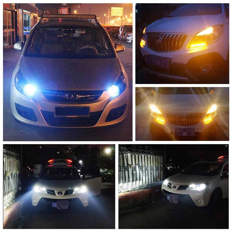 1157 BAY15D/7443 T20/3157 T25 2835 45SMD LED kétszínű autó DRL irányjelző hátrameneti lámpa féklámpa szélesség visszajelző automatikus lámpa