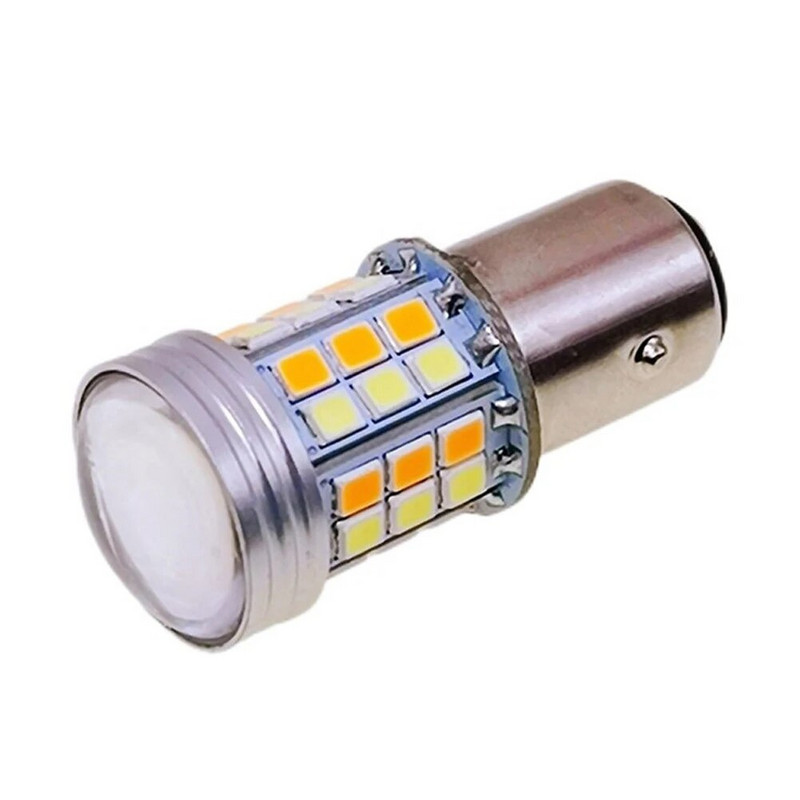 1157 BAY15D/7443 T20/3157 T25 2835 45SMD LED kétszínű autó DRL irányjelző hátrameneti lámpa féklámpa szélesség visszajelző automatikus lámpa