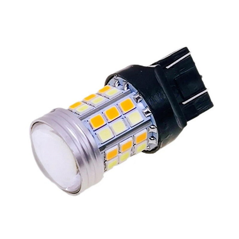 1157 BAY15D/7443 T20/3157 T25 2835 45SMD LED kétszínű autó DRL irányjelző hátrameneti lámpa féklámpa szélesség visszajelző automatikus lámpa