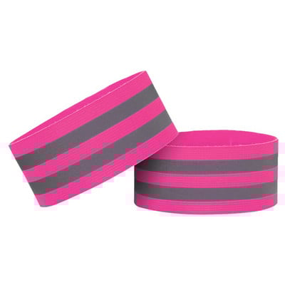 Προειδοποιητικές αντανακλαστικές ταινίες Ελαστικό περιβραχιόνιο με ανακλαστική ταινία στον αστράγαλο Ιμάντες ασφαλείας ποδιών για νυχτερινό ποδήλατο τρέξιμο ψάρεμα 2 τμχ