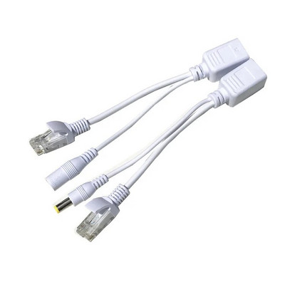 Hot POE kabelis pasyvus maitinimo per Ethernet adapteris kabelis POE skirstytuvo purkštuko maitinimo modulis 12-48v IP kamerai