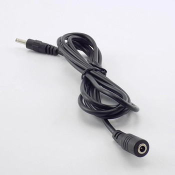 DC удължителен кабел 1M 1.5M 3M 5M 3.5mm X 1.35mm женски към мъжки щепсел за 5V 2A захранващ адаптер Кабел LED лента за домашна камера за видеонаблюдение