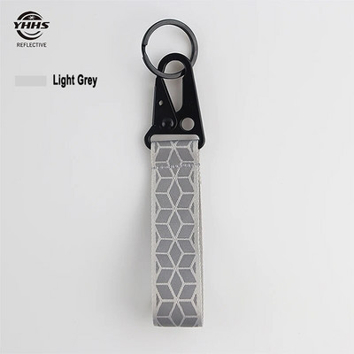 Reflexné kľúčenky s vysokou viditeľnosťou, reflexný prívesok, bezpečnostná značka premávky na nočnú cyklistiku, taška, príslušenstvo, kľúčenky do auta 10 cm