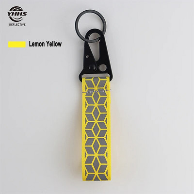 Reflexné kľúčenky s vysokou viditeľnosťou, reflexný prívesok, bezpečnostná značka premávky na nočnú cyklistiku, taška, príslušenstvo, kľúčenky do auta 10 cm