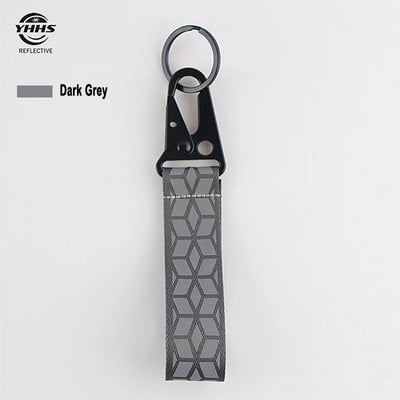 Reflexné kľúčenky s vysokou viditeľnosťou, reflexný prívesok, bezpečnostná značka premávky na nočnú cyklistiku, taška, príslušenstvo, kľúčenky do auta 10 cm