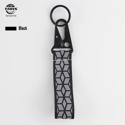 Reflexné kľúčenky s vysokou viditeľnosťou, reflexný prívesok, bezpečnostná značka premávky na nočnú cyklistiku, taška, príslušenstvo, kľúčenky do auta 10 cm