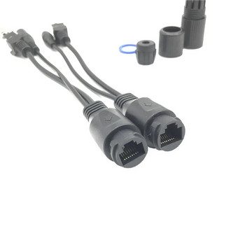 Hot POE кабел Пасивно захранване през Ethernet адаптерен кабел POE сплитер инжектор захранващ модул 12-48v за IP камера