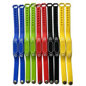 1 vnt. 125 khz ID silikoninis tik skaitomas apyrankė raktų pultelis Smart Tag EM4100 TK4100 RFID apyrankė vandeniui atspari prieigos kontrolės kortelė