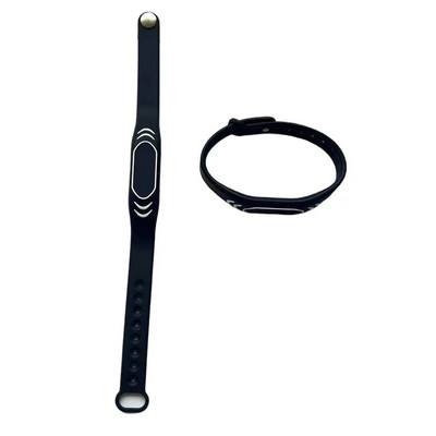 1 vnt. 125 khz ID silikoninis tik skaitomas apyrankė raktų pultelis Smart Tag EM4100 TK4100 RFID apyrankė vandeniui atspari prieigos kontrolės kortelė