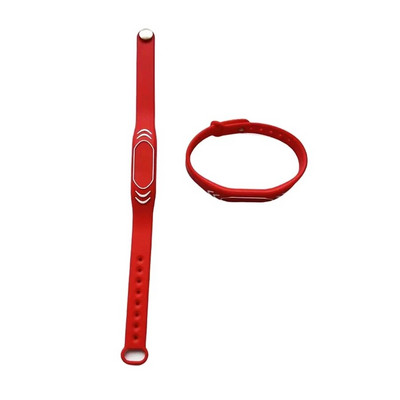 1 vnt. 125 khz ID silikoninis tik skaitomas apyrankė raktų pultelis Smart Tag EM4100 TK4100 RFID apyrankė vandeniui atspari prieigos kontrolės kortelė