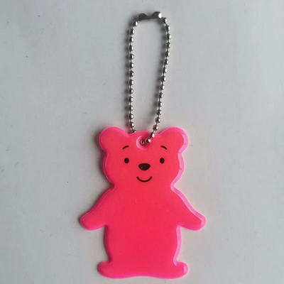 New Arrive Reflective Bear Bag κρεμαστό αντανακλαστικό μπρελόκ Μπρελόκ Αξεσουάρ εορταστικού δώρου για ασφάλεια στην κυκλοφορία Ανακλαστήρας χρήσης