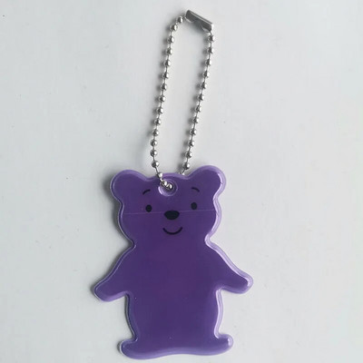 New Arrive Reflective Bear Bag κρεμαστό αντανακλαστικό μπρελόκ Μπρελόκ Αξεσουάρ εορταστικού δώρου για ασφάλεια στην κυκλοφορία Ανακλαστήρας χρήσης
