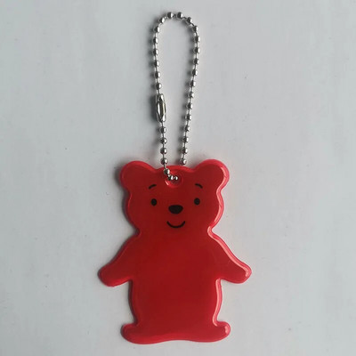 New Arrive Reflective Bear Bag κρεμαστό αντανακλαστικό μπρελόκ Μπρελόκ Αξεσουάρ εορταστικού δώρου για ασφάλεια στην κυκλοφορία Ανακλαστήρας χρήσης