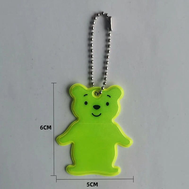 New Arrive Reflective Bear Bag κρεμαστό αντανακλαστικό μπρελόκ Μπρελόκ Αξεσουάρ εορταστικού δώρου για ασφάλεια στην κυκλοφορία Ανακλαστήρας χρήσης