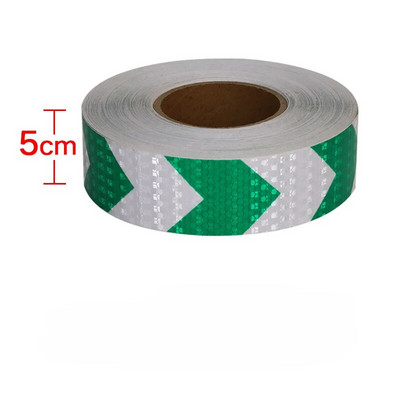 5CM autocolant impermeabil pentru camion, săgeată adezivă, bandă reflectorizantă, vizibilitate de siguranță, bandă reflectoare de 50 m pentru autocolante pentru remorcă autovehicul