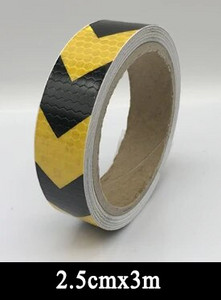 Lipnus šviesą atspindintis lipdukas, skirtas automobilių motociklų dviračių saugai