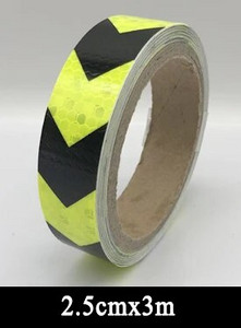 Lipnus šviesą atspindintis lipdukas, skirtas automobilių motociklų dviračių saugai