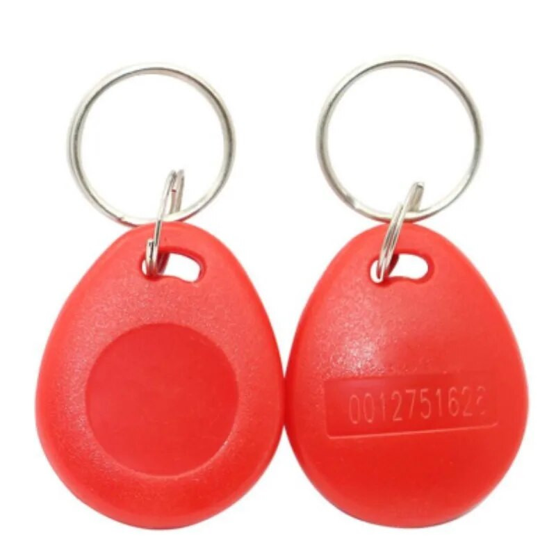 10 vnt Token Tag Read Only Key 125Khz Keyfobs TK4100 EM4100 Proximity RFID Access Control Smart ID Card