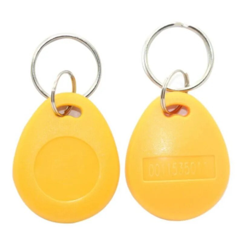 10 vnt Token Tag Read Only Key 125Khz Keyfobs TK4100 EM4100 Proximity RFID Access Control Smart ID Card