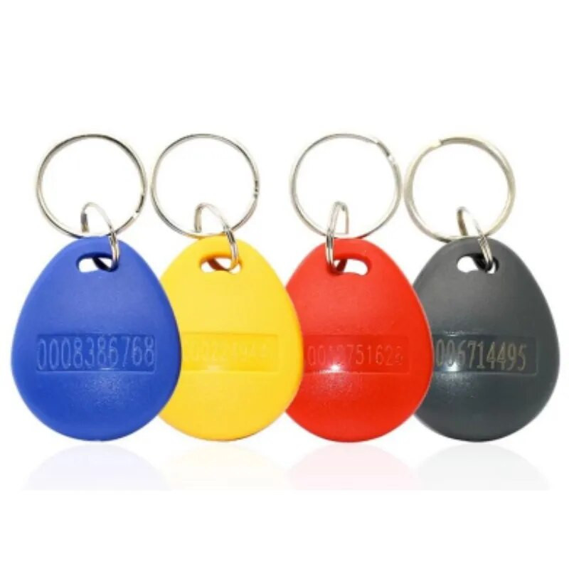 10 vnt Token Tag Read Only Key 125Khz Keyfobs TK4100 EM4100 Proximity RFID Access Control Smart ID Card