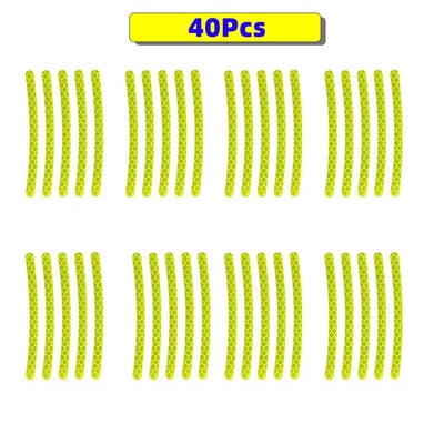 Automobilio padangos ratlankio lipdukas Automobilį atspindintis lipdukas Kelio saugos šviečiančios juostelės rato stebulės apdaila, skirta transporto priemonėms motociklams dviračiams