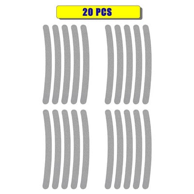 Automobilio padangos ratlankio lipdukas Automobilį atspindintis lipdukas Kelio saugos šviečiančios juostelės rato stebulės apdaila, skirta transporto priemonėms motociklams dviračiams