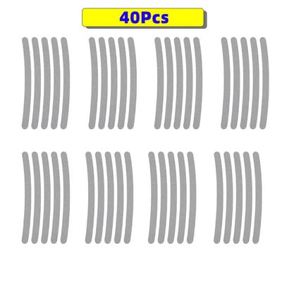 Automobilio padangos ratlankio lipdukas Automobilį atspindintis lipdukas Kelio saugos šviečiančios juostelės rato stebulės apdaila, skirta transporto priemonėms motociklams dviračiams