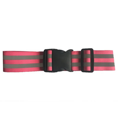 Seljakoti helkurvöö 5 cm lai reguleeritav elastne vöö helkurvöö ööjooksu ratsutamiskott helkurvöö