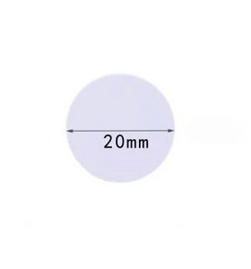 10 бр./лот 13.56 MHZ/125 KHZ RFID етикет за монети 30/25/20 mm диаметър намотка ултра тънък NFC маркер за монети