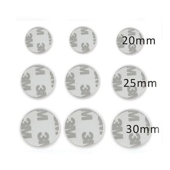 10 бр./лот 13.56 MHZ/125 KHZ RFID етикет за монети 30/25/20 mm диаметър намотка ултра тънък NFC маркер за монети
