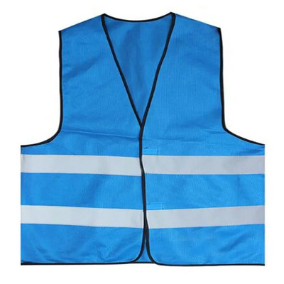 Jól látható sárga mellény, fényvisszaverő biztonsági munkaruha éjszakai futás kerékpáros férfi számára Éjszakai figyelmeztető munkaruha Fluoreszkáló