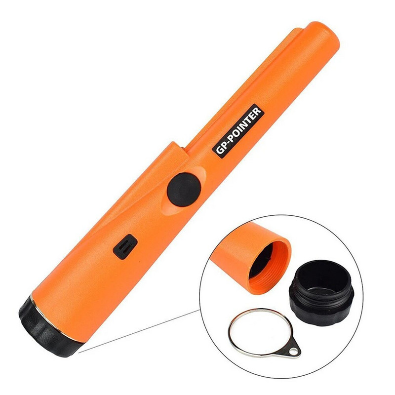 Rankinis metalo detektorius vandeniui atsparus rankinis smeigtuko rodyklė Didelio tikslumo profesionalus delninis ieškos lobių ieškiklis