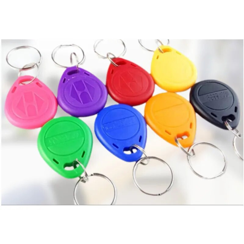 10 ks/sada 125 kHz RFID EM4100 TK4100 Kľúčenky Tokeny Kľúčenky ID Kľúčenka Iba na čítanie Prístupová karta