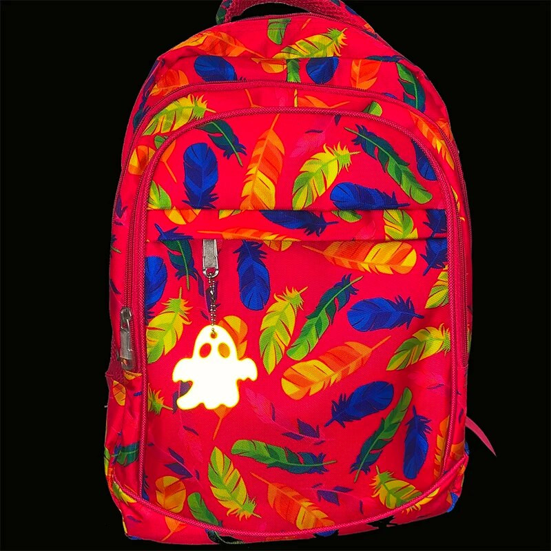 MEILITE 500 küünal Halloweeni kummitus helkur helkur võtmehoidjad Pentagram hoiatuskott ripats võtmed liiklusohutuseks